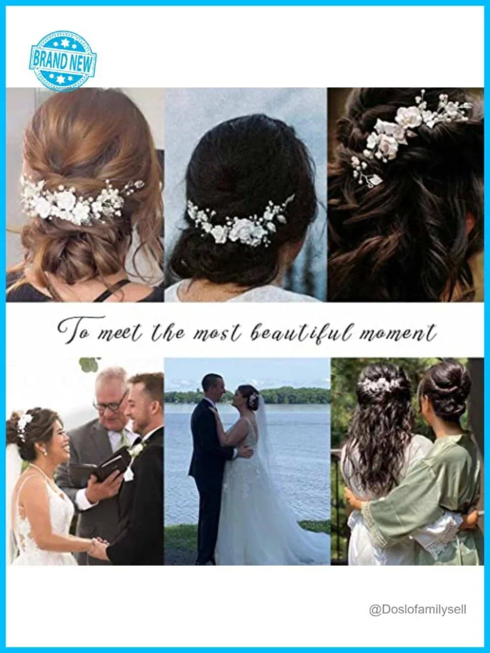 Wedding Hair Vine Headpiece with Crystal Rhinestone Leaf Design